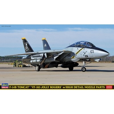 [ܼ] BH52199 [Hasegawa] BH52199 1/72 F-14B Tomcat VF-103 Jolly Rogers w/High Details Nozzle Parts