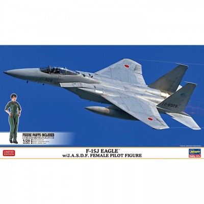 [ܼ] BH02325 [Hasegawa] BH02325 1/72 F-15J Eagle w/Female Pilot Figure