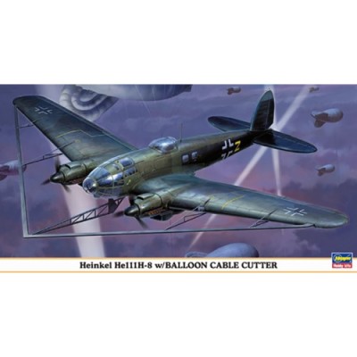[���ܼ�] BH00929 [Hasegawa] BH00929 1/72 Heinkel He111H-8 w/ Balloon Cable Cutter