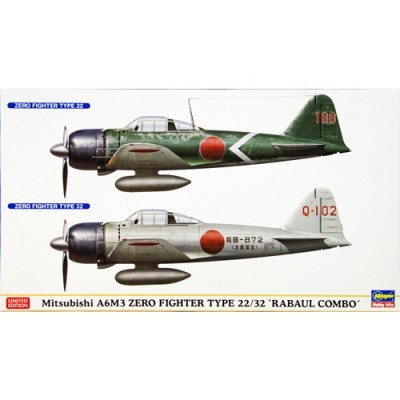 [���ܼ�] BH02077 [Hasegawa] BH02077 1/72 Mitsubishi A6M3 Zero Fighter Type 22/32