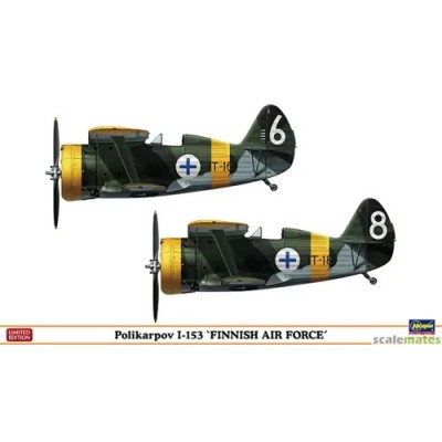 [���ܼ�] BH02144 [Hasegawa] BH02144 1/72 Polikarpov I-153 Finnish Air Force (2 kits in the box)- 2�� ����