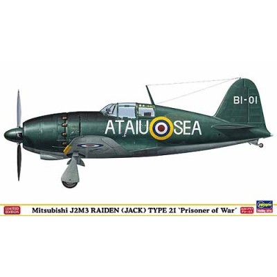[���ܼ�] BH52105 [Hasegawa] BH52105 1/48 MITSUBISHI J2M3 Raiden (Jack) Type 21