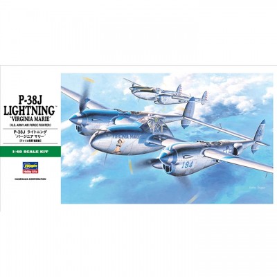 [���ܼ�] BH09101 [Hasegawa] BH09101 JT1 1/48 P-38J Lighting Virginia Marie