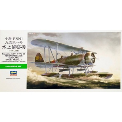 [���ܼ�] BH19197 [Hasegawa] BH19197 1/48 Nakajima E8N1 Type 95 Reconnaissance Seaplane (Dave) Model 1 (New Tool-2015)