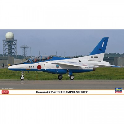 [���ܼ�] BH07480 [Hasegawa] BH07480 1/48 KAWASAKI T-4 BLUE IMPULSE 2019