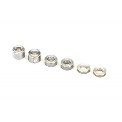 [ܼ] AX2539 [Traxxas] AX2539 Aluminum spacers: 3x6x1.5mm (2)/ 3x6x2.5mm (1)/ 3x6x3.8mm (2)