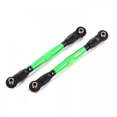 [ܼ] AX8948G [Traxxas] AX8948G Toe links, front (TUBES green-anodized, 7075-T6 aluminum, stronger than titanium) (88mm) (2)/ rod ends, rear (4)/ rod ends, front (4)/ aluminum wrench (1)