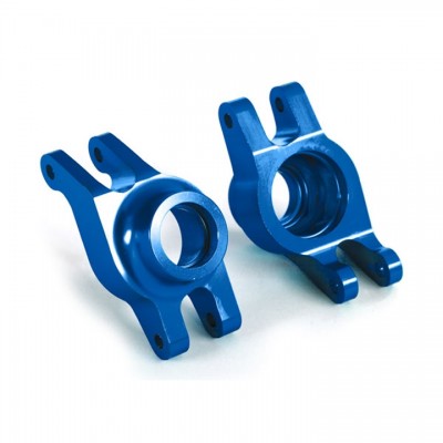 [ܼ] AX8952X [Traxxas] AX8952X Carriers, stub axle (blue-anodized 6061-T6 aluminum) (rear) (2)