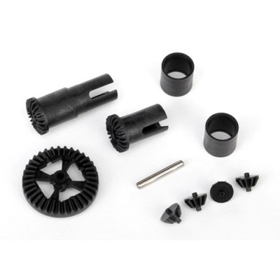 [���ܼ�] AX7579 [Traxxas] AX7579 Gear set differential (output gears (2)/ spider gears (4))/ring gear 35T/ 2x14.8mm pin (1)/ sleeve (2)