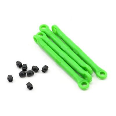 [ܼ] AX7038A [Traxxas] AX7038A Toe link front & rear green (molded composite) (green) (4)/ hollow balls (8)