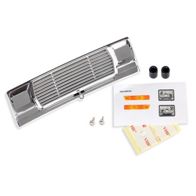 [���ܼ�] AX3656 [Traxxas] AX3656 Grill, Bigfoot No. 1 (chrome)/ decals/ adhesive tape/ mounting hardware