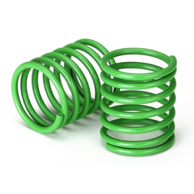 [ܼ] AX8362G [Traxxas] AX8362G Spring, shock (green) (3.7 rate) (2)
