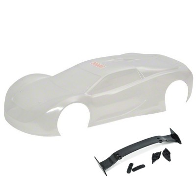 [ܼ] AX6411 [Traxxas] AX6411 Body XO-1 (clear requires painting)/ wing/ wing uprights (2)/ washers (2)/ decals