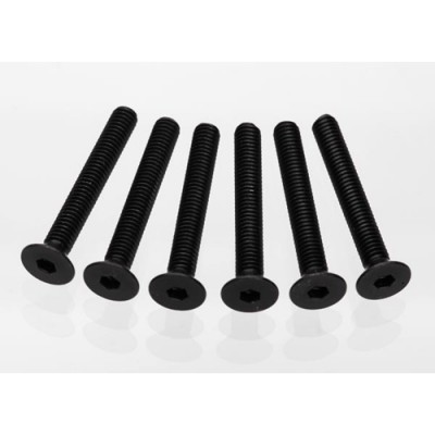 [ܼ] AX2533 [Traxxas] AX2533 Screws 4x30mm countersunk machine (hex drive) (6)