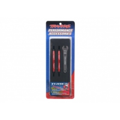 [���ܼ�] AX5939R [Traxxas] AX5939R Toe links Slayer Pro 4X4 (Tubes�� 7075-T6 aluminum red) (88mm fits front or rear) (2)/ rod ends rear (4)/ rod ends front (4)/ wrench (1)