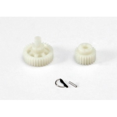 [ܼ] AX5996 [Traxxas] AX5996 Primary gear set (23T and 33T)/ 2x11.8mm pin/ pin retainer/ disc spring