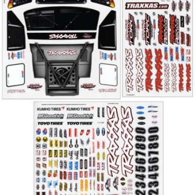 [ܼ] AX6813 [Traxxas] AX6813 Decal sheet Slash 4X4