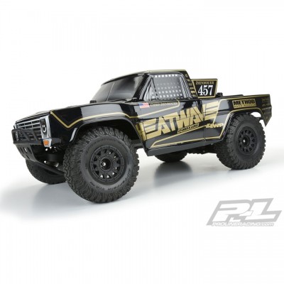 [ܼ] AP3551-18 [Pro-Line Racing] 2020-NEW AP3551-18 Pre-Cut 1967 Ford? F-100 Race Truck Heatwave? Edition Tough-Color (Black)