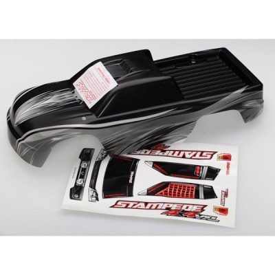 [ܼ] AX6711X [Traxxas] AX6711X Body Stampede 4X4 ProGraphix (Graphics are printed requires paint & final color application)/ decal sheet