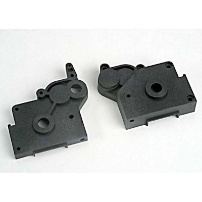 [ܼ] AX4191 [Traxxas] AX4191 Gearbox halves (L&R) -  Nitro Rustler.