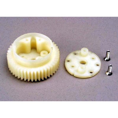 [ܼ] AX4181 [Traxxas] AX4181 Differential gear (45-tooth)/ side cover plate & screws
