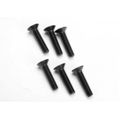 [ܼ] AX2547 [Traxxas] AX2547 ersunk Hex Screw 4x18mm Jato (6)