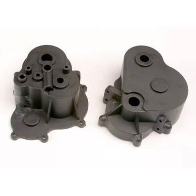 [ܼ] AX4991 [Traxxas] AX4991 Gearbox halves (f&r)/ rubber access plug