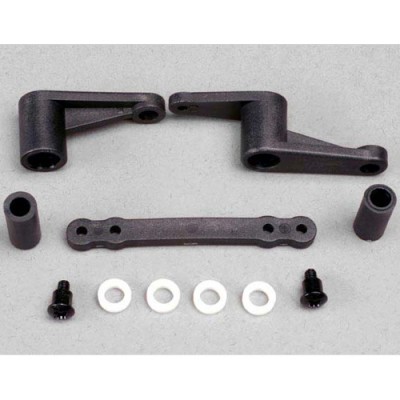 [ܼ] AX4943 [Traxxas] AX4943 Steering bellcranks (2)/ bellcrank bushings (5x8x2.5mm) (4)/ bellcrank post spacers (2)/ draglink/ 3x8mm shoulder screws (2)