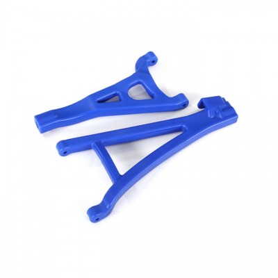 [ܼ] AX8632X [Traxxas] AX8632X SUSPENSION ARMS, BLUE, FRONT (LEFT), HEAVY DUTY (UPPER (1)/ LOWER (1))