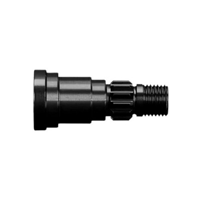 [ܼ] AX7768A [Traxxas] AX7768A Stub axle, aluminum (black-anodized) (1) (use only with 7750X driveshaft), X-Maxx