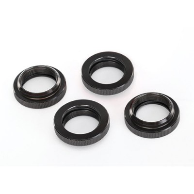 [ܼ] AX7767X [Traxxas] AX7767X Spring retainer (adjuster), PTFE-coated aluminum, GTX shocks (4) (assembled with o-ring)