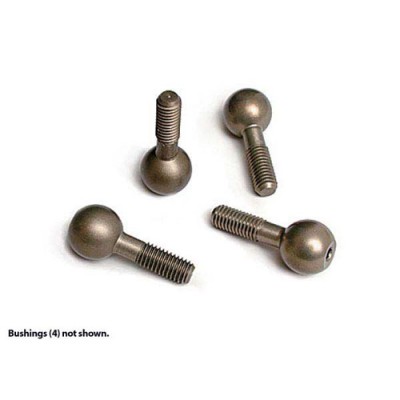 [ܼ] AX4933X [Traxxas] AX4933X Pivot balls hard-anodized 7075-T6 aluminum / pivot ball cap bushings (4)