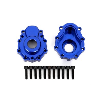 [ܼ] AX8251X [Traxxas] AX8251X Portal housings, outer, 6061-T6 aluminum (blue-anodized) (2)/ 2.5x10 CS (12)