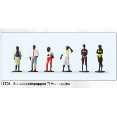 [ܼ] FSP17701 [PREISER] FSP17701 1/87 ŷ (Mannequins) (:6)