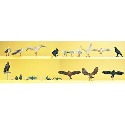 [ܼ] FSP10169 [PREISER] FSP10169 1/87 Birds Assorted ( )