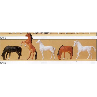[ܼ] FSP10156 [PREISER] FSP10156 1/87 Horses () -  ǰ  
