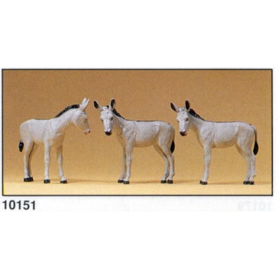 [ܼ] FSP10151 [PREISER] FSP10151 1/87 Donkeys (糪)