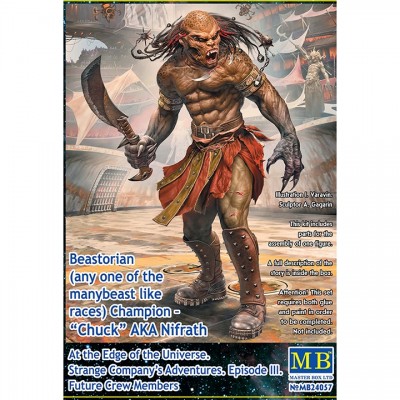 [���ܼ�] CM24057 [MasterBox] CM24057 1/24 Beastorian Champion - Chuck AKA Nifrath