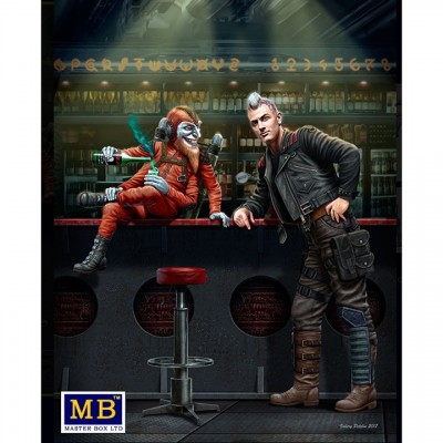 [���ܼ�] CM24034 [MasterBox] CM24034 1/24 At the Edge of the University. Strange Companys adventures Episod I, The First meeting.Keep Moving. Nothing to here. Everything is under control