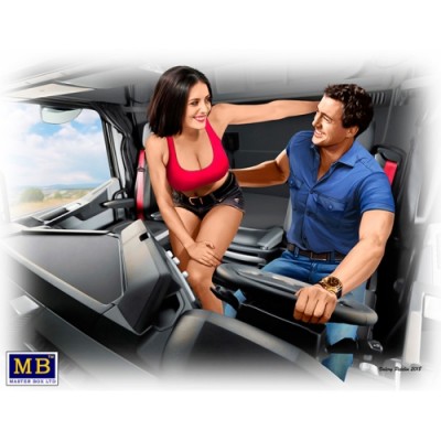 [���ܼ�] CM24062 [MasterBox] CM24062 1/24 Special Cargo-Handle with care Sandy and George Skip