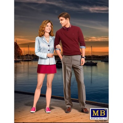 [���ܼ�] CM24029 [MasterBox] CM24029 1/24 Bob and Sally - The Happy Couple