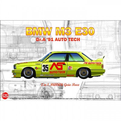 [���ܼ�] BPPN24014 [PLATZ] BPPN24014 1/24 BMW M3 E30 Group A 1991 Auto Tech