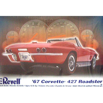 [ܼ] BM2968 [Revell USA] BM2968 1/25 67 Corvette 427 Roadster