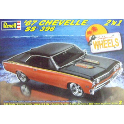 [ܼ] BM2880 [Revell USA] BM2880 1/25 California Wheels? 67 Chevelle SS 396