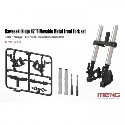 [���ܼ�] CESPS-069 [Meng] CESPS-069 1/9 Kawasaki Ninja H2R Movable Metal Front Fork Set