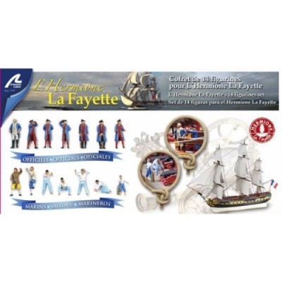 [ܼ] BA22517F [Artesania-Latina] BA22517F HERMIONE LA FAYETTE: SET OF 14 DIE-CAST FIGURINES