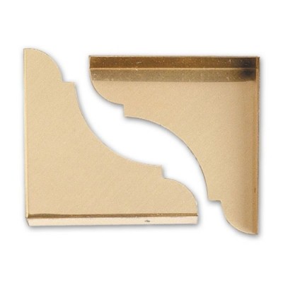 [ܼ] BA8631 [Artesania-Latina] BA8631 Showcase Brass Corners (4 pcs)