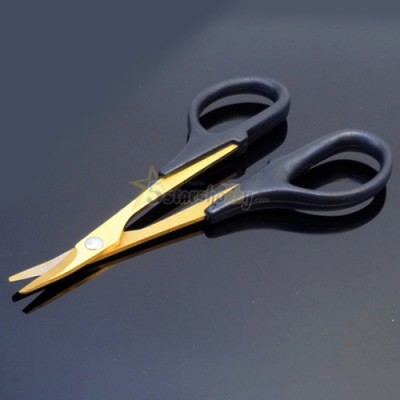 [ܼ] BU-8536-11 [HSP Racing] (ٵĿÿ )BODY CURVED SCISSORS(1pcs) Gold Version