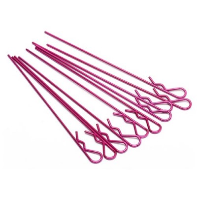 [ܼ] 59914P [CPV RACING] Purple Long Large-ring Body Clips