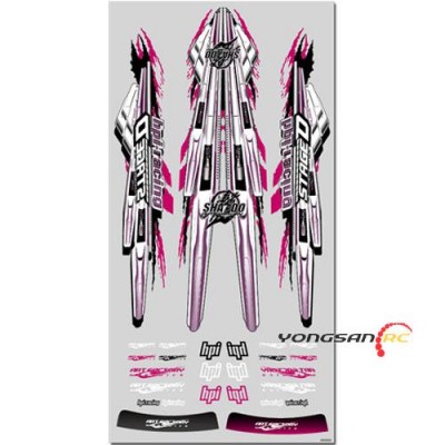 [ܼ] 66453 [HPI] ART FACTORY GRAPHICS DECALS SHA_DO 3